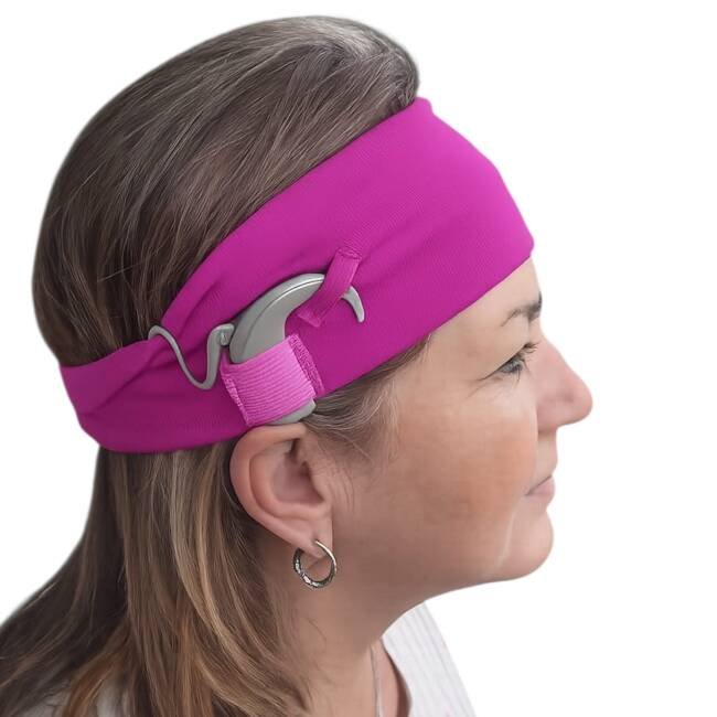 Cochlear Implant Headband. CI & BTE Processor Friendly. Nucleus N7, N6, and most BTE Processors