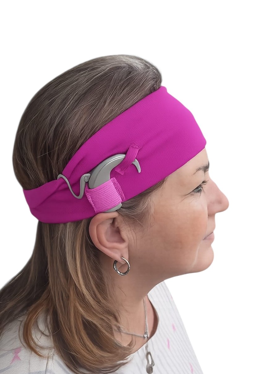 Cochlear Implant Headband. CI & BTE Processor Friendly. Nucleus N7, N6, and most BTE Processors