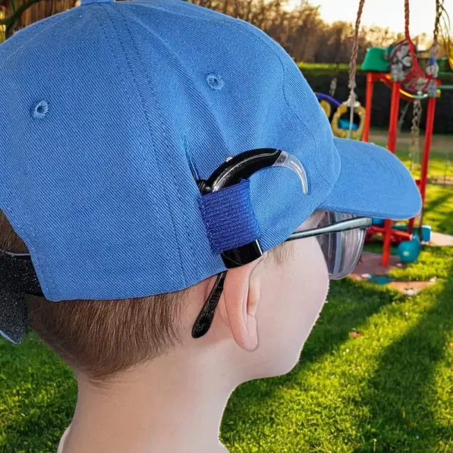 Cochlear Implant Hat for Kids-Fits Most BTE Processor Hat Nucleus7, N6, Med El (4-7 Years)