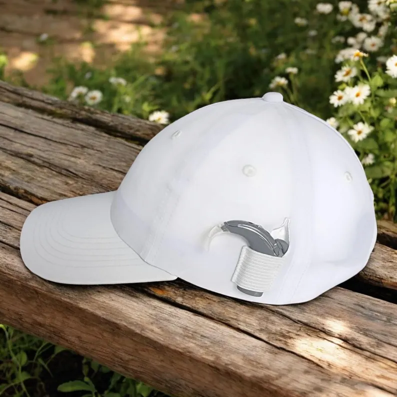 Quick Dry Cochlear Implant Hat -Fits Most BTE Processors, Will Not work with Earmolds, T-Mic and older BTE Processors - Image 2